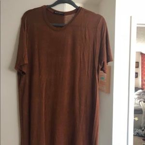 Brandy Melville orange tshirt dress